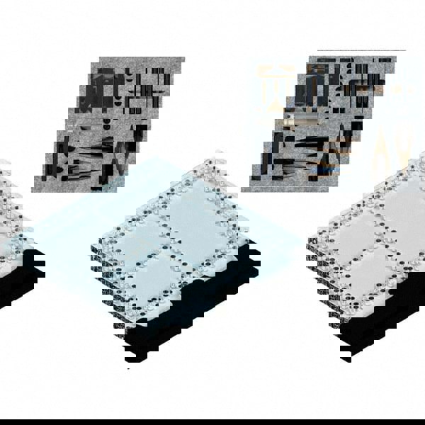 28 Piece 200 x 200mm Magnetically Interlocking CMM Fixture Kit